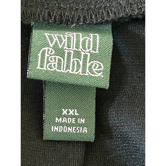 Wild Fable Pleated Black Skirt With Red Stripes XXL Polyester Blend - Picture 3 of 5